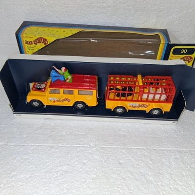 Corgi 70s #30 Jean Richard Circus Land Rover and Animal Trailer MIB Ref ST7 - Image 1 of 4