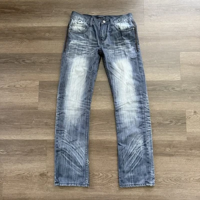 Dsquared2 Distressed Dark Wash Jeans Flap Pockets Faded Jeans 30 x 31 - Image 1 of 4