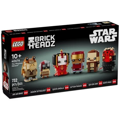 LEGO Star Wars BrickHeadz The Phantom Menace 40676 Darth Maul New Sealed Retired - Image 1 of 3