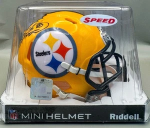 2024 TRISTAR HIDDEN TREASURES AUTOGRAPHED MINI HELMET HINES WARD STEELERS - Picture 1 of 7