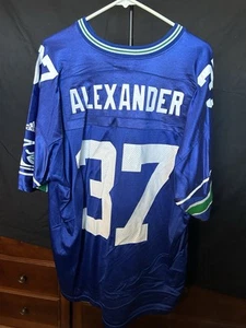 Shaun Alexander Addidas Seattle Seahawks Blue NFL Jersey 2XL - Picture 1 of 3