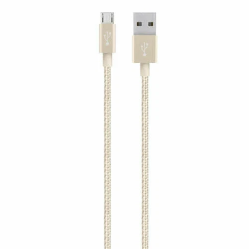 [BELKIN] MIXIT Metallic Micro-USB to USB ChargeSync Cable,F2CU021bt04 - Gold - Image 1 of 4