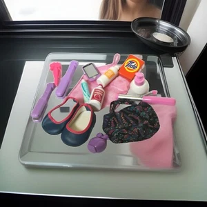 American Girl Puppe Zubehör Set Lockenstab Gezeitenshampoo Zahnpasta Handy - Bild 1 von 7