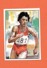 FLORENCE GRIFFITH STICKER CARD IL GIORNALINO ULTRARARE  SEE PHOTO NO PANINI