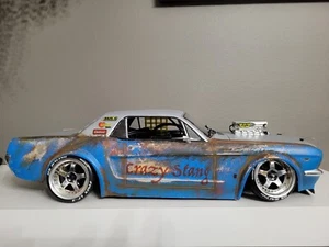 Custom 1/10 1966 Ford Mustang Coupe Body Only. Fits Usukani, Yokomo, MST, etc - Picture 1 of 20