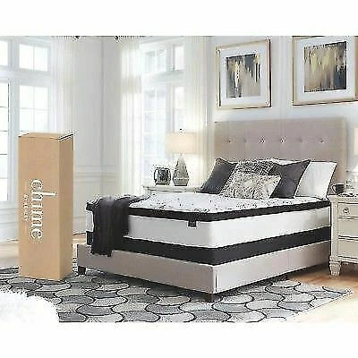 Signature Design by Ashley Chime 12 Inch Hybrid White Queen Mattress