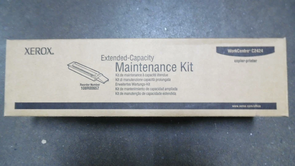 Original Xerox Extended Capacity Maintenance Kit 108R00657 - New in Box - Image 1 of 3