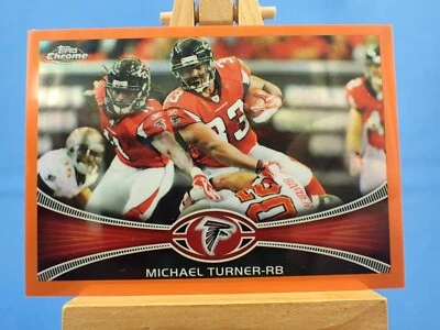 Michael Turner Topps Chrome 2012 Orange Refractor  - Image 1 of 2