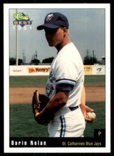 1991 Classic Best St. Catharines Blue Jays Darin Nolan St. Catharines Blue Jays