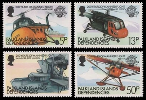 South Georgia 1983 - Mi No. 117-120 ** - MNH - Airplanes / Airplanes - Picture 1 of 1