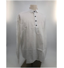 Historical Reproduction White Cotton Shirt - Size XL - Reenactment Rendezvous