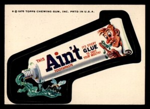 1975 Topps Wacky Packages Series 14 #8 Ain't Toothpaste EX