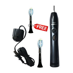 Philips Sonicare Flexcare AdaptiveClean Black Toothbrush | FREE 1x Head | No Box - Picture 1 of 5
