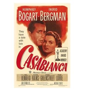 Casablanca Movie Poster - 24" x 36" - Picture 1 of 1