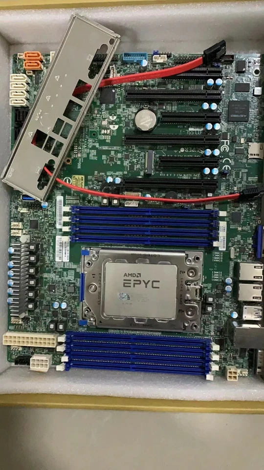 AMD epyc 7551P+Supermicro H11SSL-i combination set sp3 CPU processor 2.0ghz - Image 1 of 2