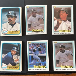 1981 Reggie Jackson Baseball Cards 30 Donruss & 23 Fleer - Picture 1 of 8