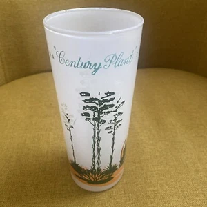 Cactus Frosted/Smooth Glass Blakely Oil Arizona “Century” Libbey - Picture 1 of 6