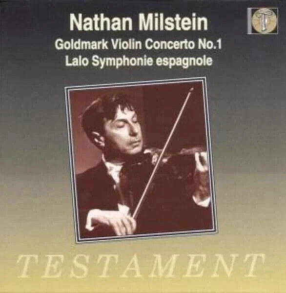 NATHAN MILSTEIN Goldmark Violin Concerto Lalo Symphonie espagnole Testament CD - Image 1 of 1