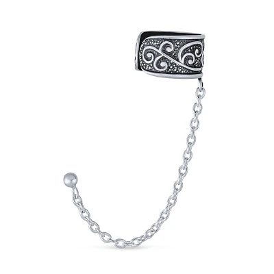 Unisex Celta Vikingo Pergamino Remolino Sol Trinidad Triskele Bali Envoltura Cartílago Oreja Foto 1 de 4