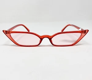 BP Nordstrom Super Slim Cat Eye Sunglasses - Red Women’s - 51mm - Picture 1 of 3