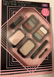 Color Workshop Beauty Collection 11 Piece Makeup Set Get the Look Sparkle - Picture 1 of 11