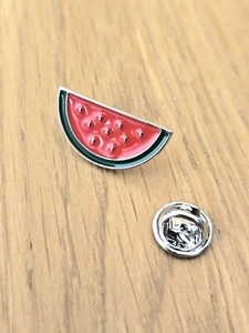 Watermelon Palestine Pin Badge - Silver Coloured Backing - Picture 1 of 3