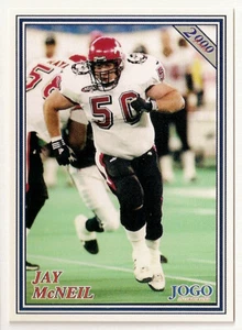 Jay McNeil 2000 Jogo CFL card #187 Calgary Stampeders  Kent State Golden Flashes - Picture 1 of 1