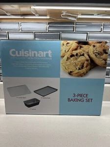 Cuisinart 3 Piece Baking Set Chef's Classic Non-Stick Bakeware - Picture 1 of 3