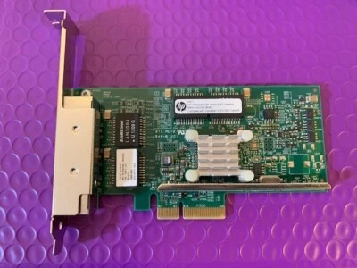 HP 331T Ethernet 1GB 4-Port Full Profile Ethernet Adapter 649871-001 647592-001 - Image 1 of 3