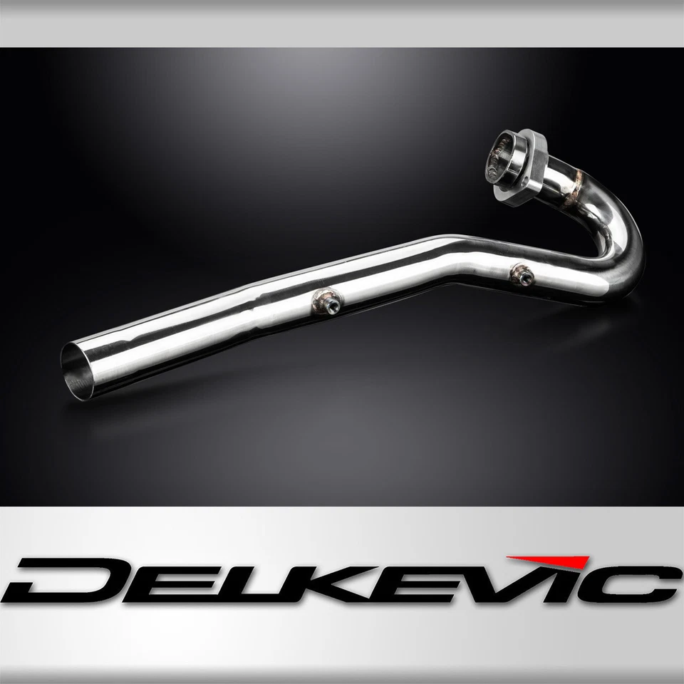 Kawasaki KLR650A 87-07 KLR650B 89-92 Delkevic Exhaust Header Stainless Steel - Image 1 of 4