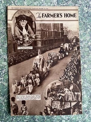 The Farmer's Home Magazine 1937 November 16 Farming In Kenya Meatless Dishes - Image 1 of 3