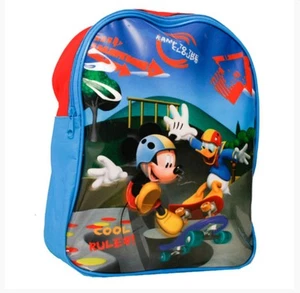 DISNEY MICKEY MOUSE JUNIOR BACKPACK CHILDS KIDS RUCKSACK NURSERY SCHOOL BAG NEW - Picture 1 of 1