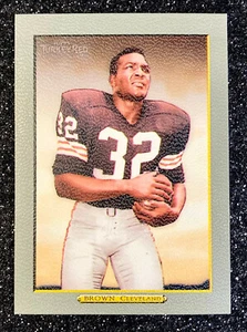 Fútbol americano Topps Turkey Red Jim Brown #239 2006 Cleveland Browns (3x MVP/HOF) - Imagen 1 de 4