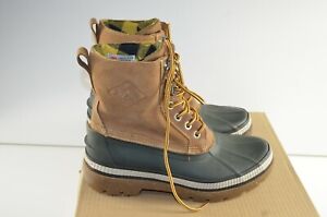 NIB Men's Sperry Top-Sider Ice Bay Boots Size 9.5 J.Crew Suede Rubber
