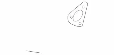 Junta de tubo colector de escape original GM 2000-2005 Saturn L300 Vue LW200 90570544 Foto 1 de 2