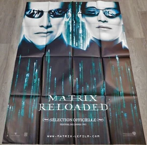 The Matrix Reloaded französisches Filmplakat Original 47"63" 2003 Keanu Reeves - Bild 1 von 4