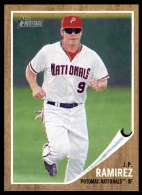 2011 Topps Heritage Minor League J.P. Ramirez Potomac Nationals #122 - Image 1 of 2