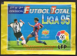 1 LEAGUE UNOPENED CHROME ENVELOPE 95 TOTAL SOCCER 1994-95 MC MUNDICROMO 94/95 - Picture 1 of 2