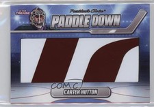 2022-23 President's Choice In the Crease Paddle Down /10 Carter Hutton #PD-16