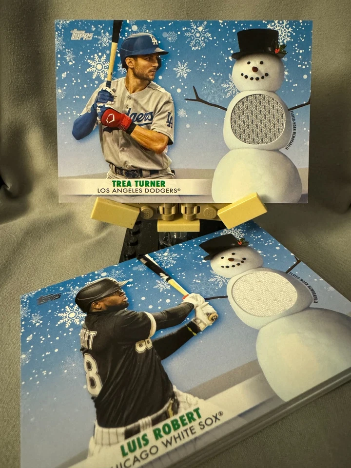 2021 Topps Holiday Player Worn Relic Cards - YOU PICK - Image 1 of 1