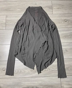 Rick Owens SS13 Island Women Cardigan Green Size M - Picture 1 of 3