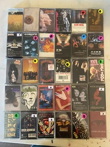 30 Kassetten Tape LOT *VG+ bis NM*HARD ROCK*GLAM*HEAVY METAL*CLASSIC ROCK*AOR - Bild 1 von 12