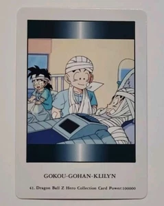 DRAGONBALL Z HERO COLLECTION 1 #41 GOKOU - GOHAN - KLILYN AMADA ARTBOX 1995 - Picture 1 of 2