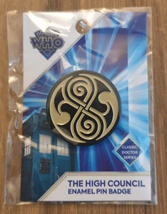 Doctor Who Exclusive Gallifrey High Council Logo Pin Badge BRAND NEW  - Picture 1 of 1