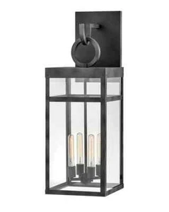 (Set of 2) Hinkley Lighting Porter 2809DZ-LL Extra Large Wall Mount Lanterns - Picture 1 of 1