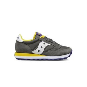 Women Girl Saucony Jazz 1044 279 Gray Yellow Sporty Sneakers Size 36 - Picture 1 of 3