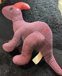 VINTAGE HOMERBEST DINOSAUR PLUSH Parasaurolophus STUFFED ANIMAL Best Heart - Picture 1 of 5