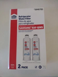 Project Source Samsung HAF-QINS 3846785 Refrigerator Water Filter 2 Pack - Picture 1 of 1