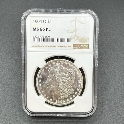 1904-O Morgan Silver Dollar NGC MS66 Proof Like Blazing White Gem 11EBI25 - Image 1 of 4