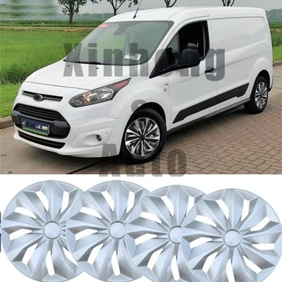 For Ford Transit Connect Van 4PCS Wheel Cover Hub Caps Fits 16" Tire Steel Rims Foto 1 de 4